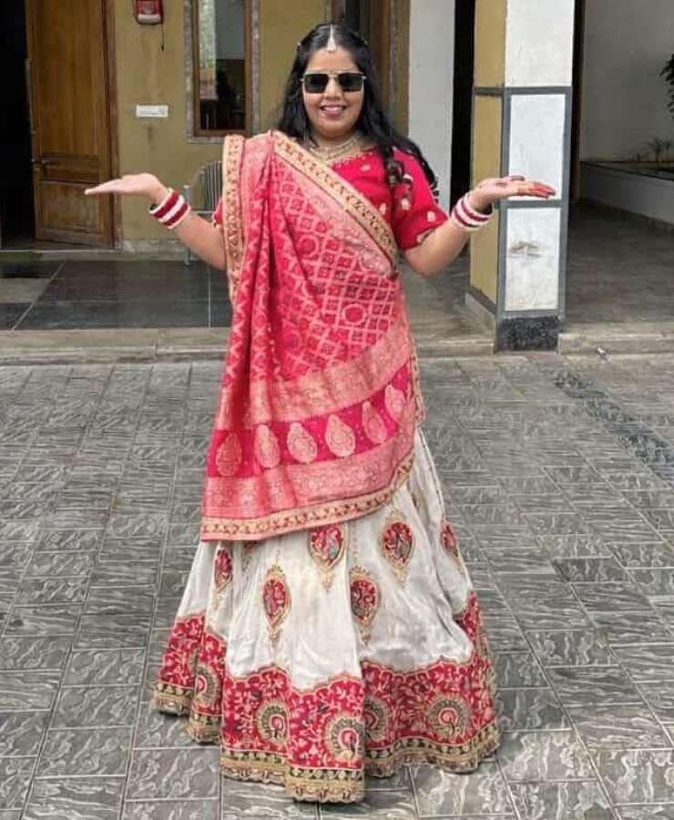 New off White gotapati more design rani duppta